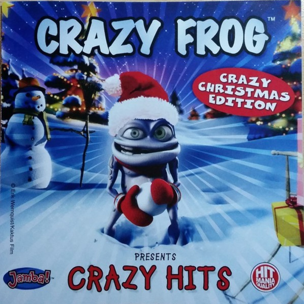 Crazy хит. Crazy Frog. Новогодний Crazy Frog. Crazy Frog новый год. Crazy Frog Crazy Hits 2005.