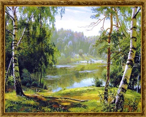 Сочинение по картине лесная прохлада